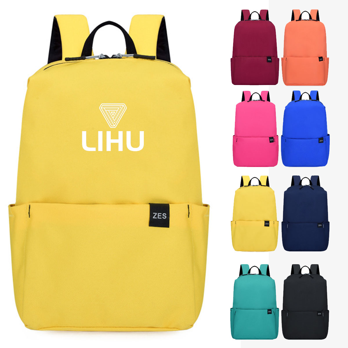 Nylon Durable Waterproof Travel Backpack School Bag