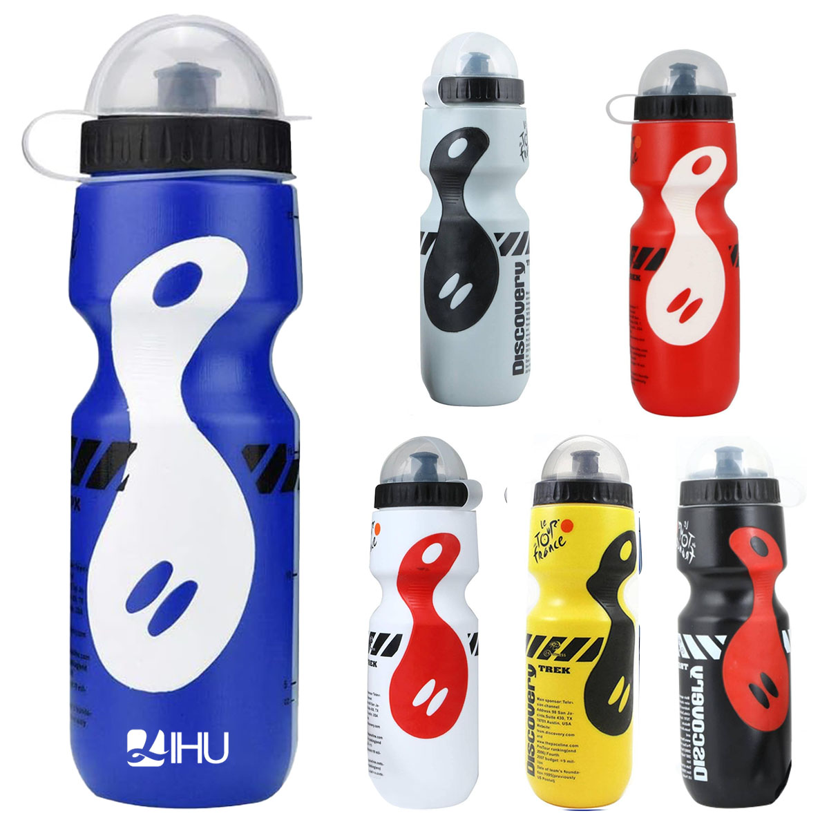 Large capacity outdoor sports mountain riding squeeze bottle