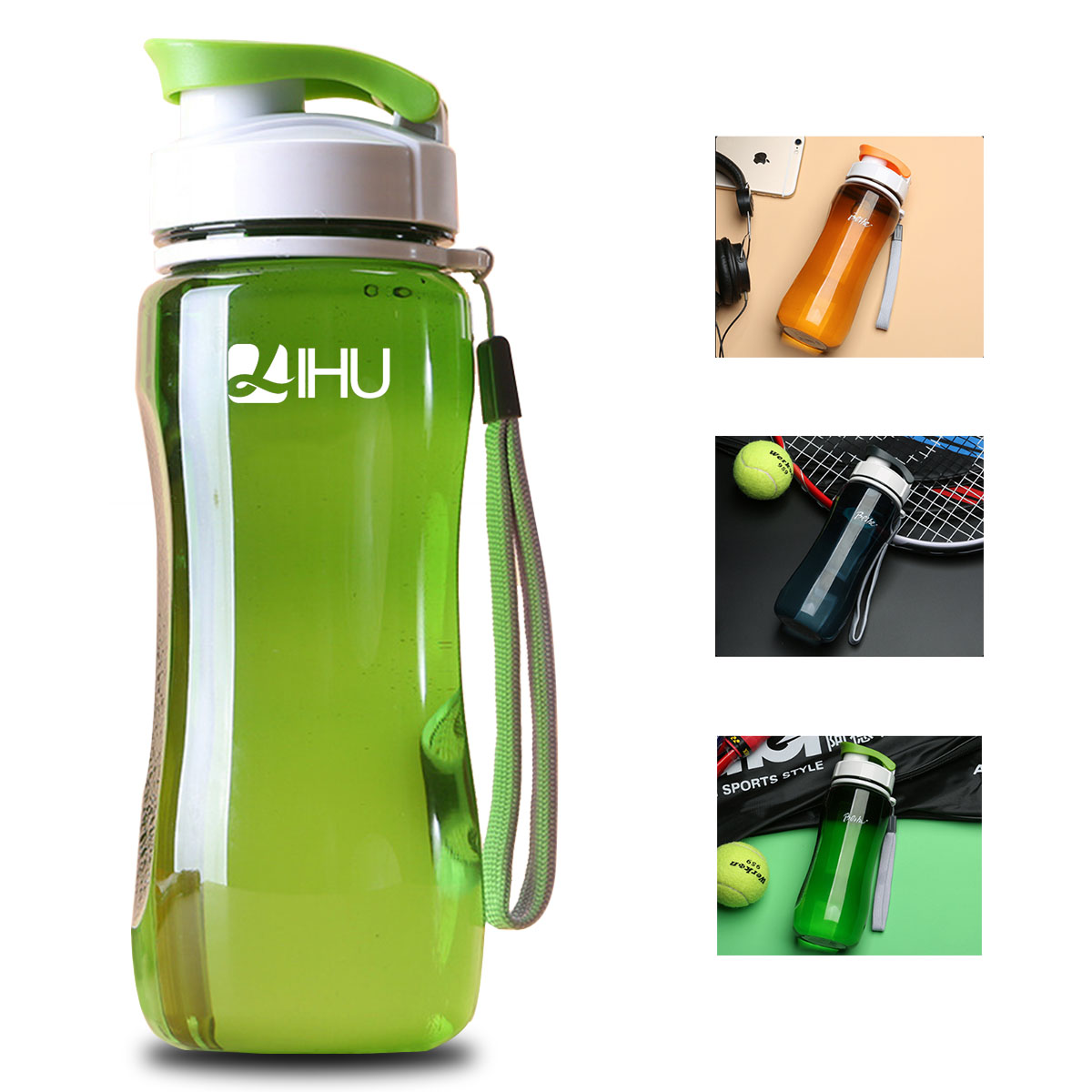 Portable Sports Leak-Proof Bicycle Plastic Water Bottle