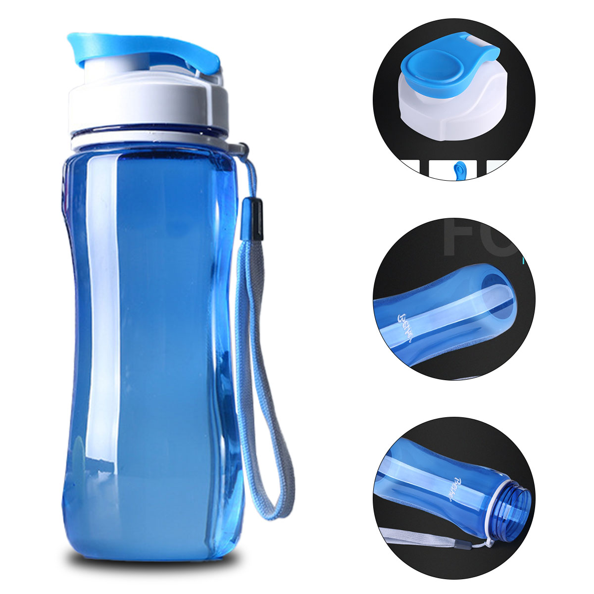Portable Sports Leak-Proof Bicycle Plastic Water Bottle