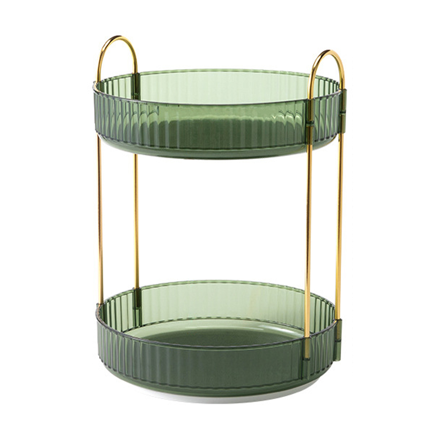 Three-layer rotating storage box Makeup storage